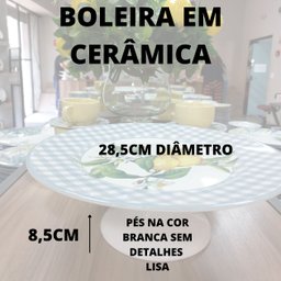 Boleira Redonda Cerâmica Alleanza 28,5 Cm - 5