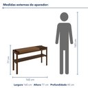 Ver imagem 3 de Aparador Air - Tampo: Tecido - Largura: 160 cm - Cor: Amêndoa - Tecido: 3U