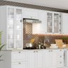Cozinha Modulada de Canto Completa 19 Peças com Cristaleira 20 Portas Americana Branco HP - Henn - 3