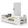 Mini Cama Infantil Montessoriana com Colchão Juvenil e Sapateira para Quarto de Criança Menino e - 1