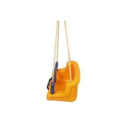 Cadeira Suspensa Quintal Balanço Quadrado Infantil 1,5m de Corda Cor Laranja - 2