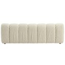 Ver imagem 7 de Sofá Living 3 Lugares 210cm Pés Madeira Gomo Bouclé Off White - Nexta Casa
