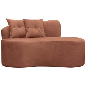 Sofá Orgânico Plaza 2 Lugares 145cm Bouclê - Sofa Store:bouclê Terracota