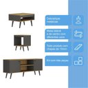 Ver imagem 7 de Conjunto Sala de Estar 3 Peças – Rack para TV, Mesa de Centro e Mesa de Apoio Tóquio