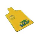 Ver imagem 1 de Travessa de Vidro Petisqueira Retangular Hoje Tem Jogo com Alça Copa do Mundo Brasil Futebol Mesa