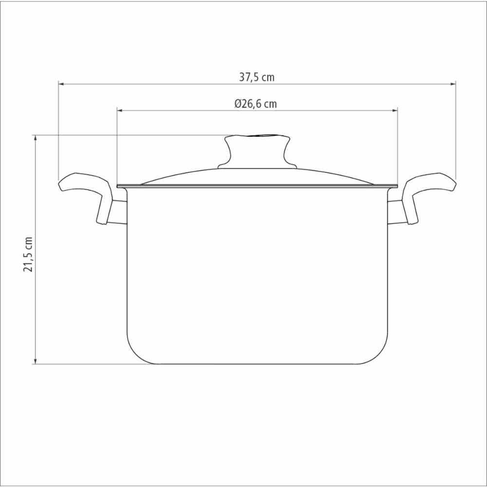 Espagueteira Tramontina Antiaderente Paris 24cm Chumbo - 3