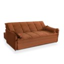 Ver imagem 4 de Sofá Cama 2,00m 3 Lugares Suede Vienna Terracota
