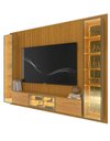 Ver imagem 3 de Conjunto Home Modulo Suspenso c/ Torres LED Nanda 3060 mm Cor:Madeira