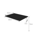 Ver imagem 5 de Conjunto com 1 Escrivaninha Suspensa e com 1 Prateleira 5 Nichos 80cm Preto e Preto