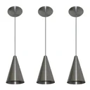 Ver imagem 1 de Lustre pendente Balcão cozinha Alumínio 03 un