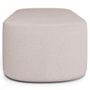 Ver imagem 7 de Puff Decorativo Orgânico para Living Quarto 100cm Doha W01 Linho Bege - Lyam Decor