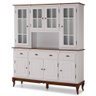 Arca Oratório 4 portas madeira, 4 portas vidro, nicho e 3 gavetas Hannover - M560807 - Imbuia - Vern - 1