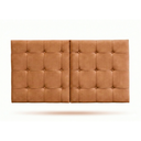 Ver imagem 5 de Cabeceira Estofada 140cm Dobrável P/ Cama de Casal Moderna:terracota