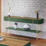 Aparador para Sala de Estar 160 Cm Ágata H01 Verde Pistache - Freijó Clique Chique - 4