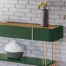 Aparador para Sala de Estar 160 Cm Ágata H01 Verde Pistache - Freijó Clique Chique - 2