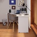 Ver imagem 2 de Mesa Angular New City Pé Painel 120 cm Cinza Cristal Gebb Work
