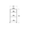 Balcão Fruteira galão água Ditália BA-130 cor:branco - 5
