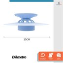 Ver imagem 6 de Kit 5 Tampa de Ralo Pia Tanque com Válvula Universal de Borracha Filtro Anti Cabelos Sujeira 10cm
