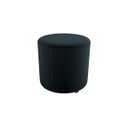 Ver imagem 1 de Puff Decorativo Copenhage Veludo Preto E-451