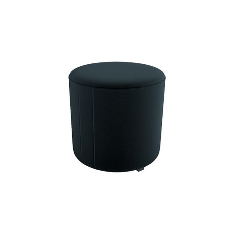 Puff Decorativo Copenhage Veludo Preto E-451