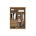 Ver imagem 4 de Guarda Roupa Casal 2 Portas Trento Branco Conquista