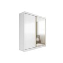 Ver imagem 2 de Guarda Roupa Casal 2 Portas Trento Branco Conquista