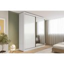 Ver imagem 1 de Guarda Roupa Casal 2 Portas Trento Branco Conquista