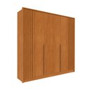 Ver imagem 2 de Guarda Roupa Casal 6 Portas 4 Gavetas Guarani Ripado Tcil Móveis