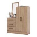Ver imagem 2 de Cômoda 2 Portas 3 Gavetas com Espelho Henn