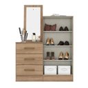 Ver imagem 3 de Cômoda 2 Portas 3 Gavetas com Espelho Henn