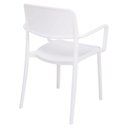 Ver imagem 5 de Cadeira Tramontina Marta com Braços Branca Empilhável em Polipropileno com Proteção