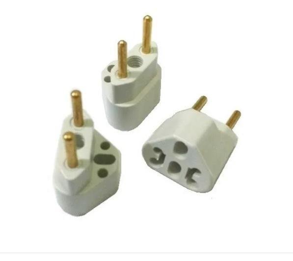 Adaptador Benjamin Bob Love 10A/20A Kit 10Pças Pino Maciço - 3