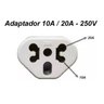Adaptador Benjamin Bob Love 10A/20A Kit 10Pças Pino Maciço - 2
