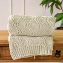 Ver imagem 2 de Manta Sofá Tricot Decorativa Refine 127x152