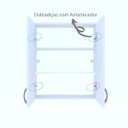 Ver imagem 6 de Armário de Banheiro Suspenso 2 Portas Arya  Branco