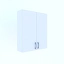 Ver imagem 3 de Armário de Banheiro Suspenso 2 Portas Arya  Branco