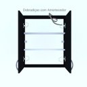 Ver imagem 6 de Armário de Banheiro Suspenso 2 Portas Arya  Branco