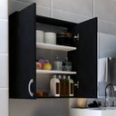 Ver imagem 2 de Armário de Banheiro Suspenso 2 Portas Arya  Branco