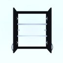 Ver imagem 4 de Armário de Banheiro Suspenso 2 Portas Arya  Branco