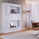 Ver imagem 2 de Cama Casal Articulada Vertical 145,6cm X 208cm com 2 Nichos Cor:branco