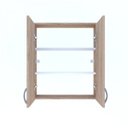 Ver imagem 4 de Armário de Banheiro Suspenso 2 Portas Arya  Branco