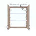 Ver imagem 6 de Armário de Banheiro Suspenso 2 Portas Arya  Branco