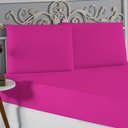Ver imagem 3 de Jogo de Cama Casal Viúva Nobre 3 Peças Malha 100% Algodão - Pink