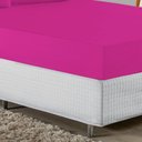 Ver imagem 2 de Jogo de Cama Casal Viúva Nobre 3 Peças Malha 100% Algodão - Pink