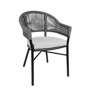 Cadeira para Jardim Corda Náutica e Alumínio Caraíva