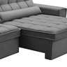 Sofa 2,30 Alasca Veludo Cinza Ferguile - Tc 12001 - 2