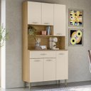 Ver imagem 3 de Armario Kit Cozinha 6p 1g 91 Cm Apolo Freijo Soft Ktp