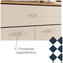 Ver mais imagens de Armario Kit Cozinha 6p 1g 91 Cm Apolo Freijo Soft Ktp