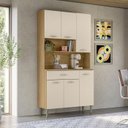 Ver imagem 2 de Armario Kit Cozinha 6p 1g 91 Cm Apolo Freijo Soft Ktp