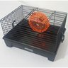 Gaiola e Transporte Compacto com Rodinha para Hamster - Preta - 6